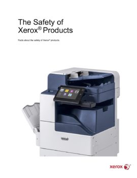Safety facts, Xerox, go green, recycle, Environment, Document Essentials